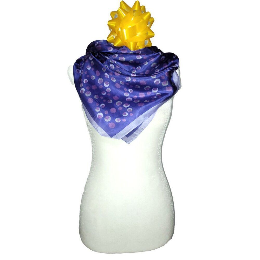 New Genuine 100% Mulberry Silk Scarf 38"x38" Large Square Shawl Wrap SADA0013 - Picture 3 of 6